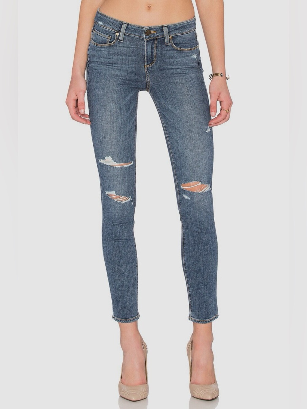 PAIGE Verdugo Skinny Ankle Jeans